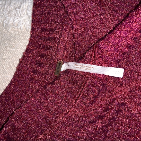 Free People Laceup Mountaineer Sleeve Thermal long sleeve boho casual L fall - Picture 5 of 7